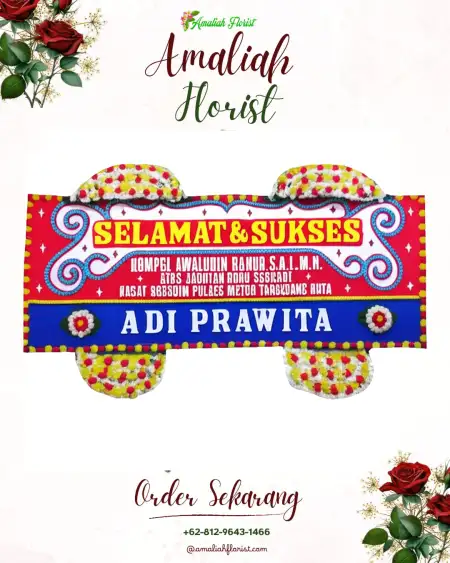 Papan Bunga Ucapan Selamat Cakranegara