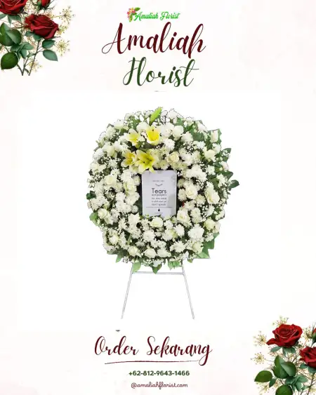 Krans Bunga Duka Cakranegara